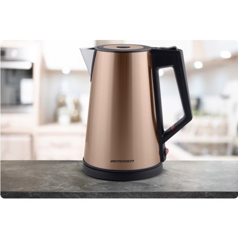 Czajnik Elektryczny Miedziany Berdsen BD‑708 – CoolTouch, 1,7 L, 2200 W