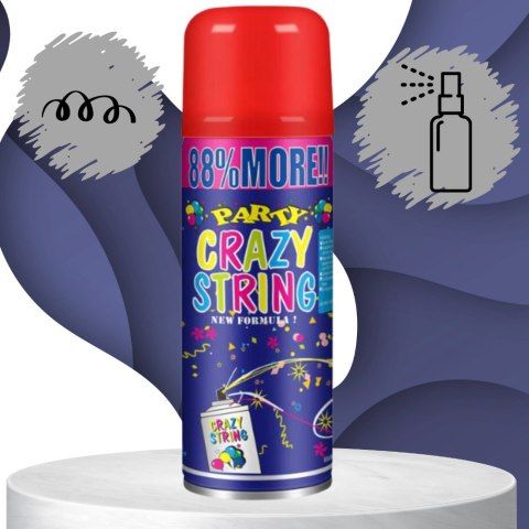 Serpentyna W Sprayu Czerwona – 250 ml Na Urodziny I Imprezę Serpentyna W Sprayu Czerwona – 250 ml Na Urodziny I Imprezę