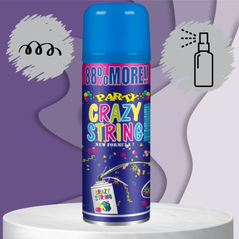 Serpentyna W Sprayu Niebieska – 250 ml Na Urodziny I Imprezę Serpentyna W Sprayu Niebieska – 250 ml Na Urodziny I Imprezę