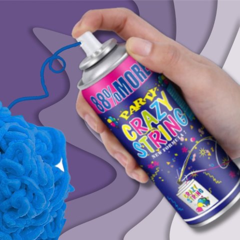 Serpentyna W Sprayu Niebieska – 250 ml Na Urodziny I Imprezę Serpentyna W Sprayu Niebieska – 250 ml Na Urodziny I Imprezę