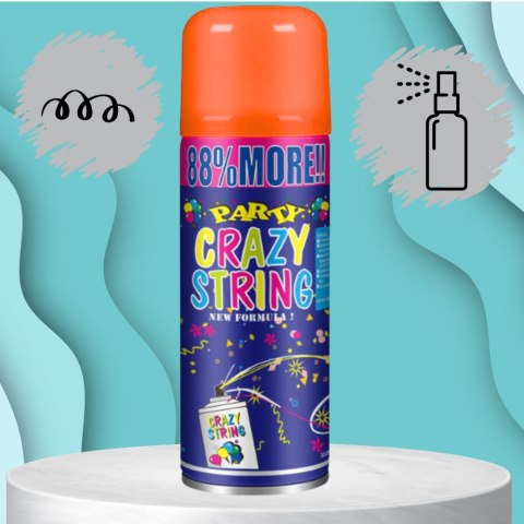 Serpentyna W Sprayu Pomarańczowa – 250 ml Na Urodziny I Imprezę Serpentyna W Sprayu Pomarańczowa – 250 ml Na Urodziny I Imprezę
