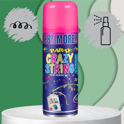 Serpentyna W Sprayu Różowa – 250 ml Na Urodziny I Imprezę Serpentyna W Sprayu Różowa – 250 ml Na Urodziny I Imprezę