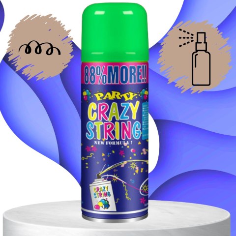 Serpentyna W Sprayu Neon Zielony – 250 ml Na Urodziny I Imprezę Serpentyna W Sprayu Neon Zielony – 250 ml Na Urodziny I Imprezę