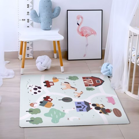 Piankowa Mata EVA Puzzle ECOTOYS – Kolorowa Farma Dla Dzieci 90,5x90,5 cm Piankowa Mata EVA Puzzle ECOTOYS – Kolorowa Farma Dla Dzieci 90,5x90,5 cm