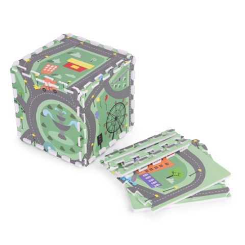 Duża Mata Piankowa Dla Dzieci ECOTOYS – Miasto EVA90,5x90,5 cm Duża Mata Piankowa Dla Dzieci ECOTOYS – Miasto EVA90,5x90,5 cm
