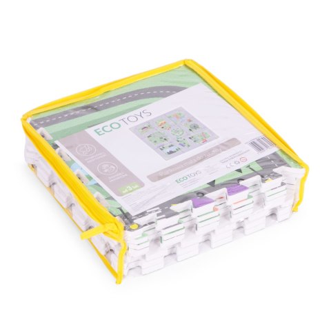 Duża Mata Piankowa Dla Dzieci ECOTOYS – Miasto EVA90,5x90,5 cm Duża Mata Piankowa Dla Dzieci ECOTOYS – Miasto EVA90,5x90,5 cm