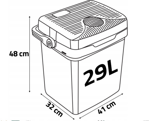 Lodówka turystyczna Berdsen Icemax 29 litry tryb ECO - zielona Lodówka turystyczna Berdsen Icemax 29 litry tryb ECO - zielona