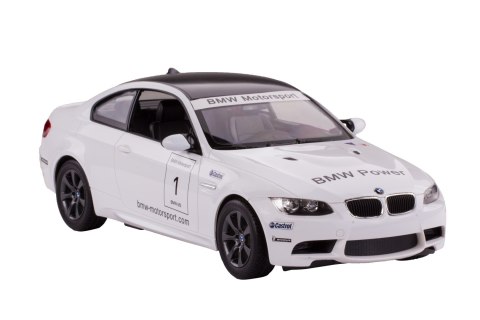 BMW M3 biały RASTAR model 1:14 Zdalnie sterowane auto + Pilot 2,4 GHz BMW M3 biały RASTAR model 1:14 Zdalnie sterowane auto + Pilot 2,4 GHz