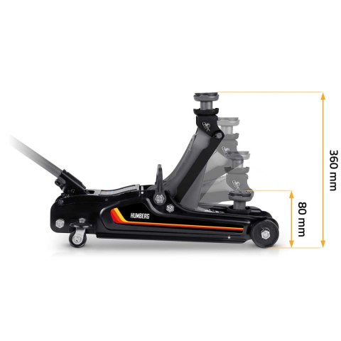 Podnośnik Samochodowy 2,5T Niskoprofilowy Żaba 80-360mm Humberg