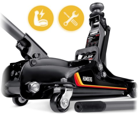 Podnośnik Samochodowy 2,5T Niskoprofilowy Żaba 80-360mm Humberg