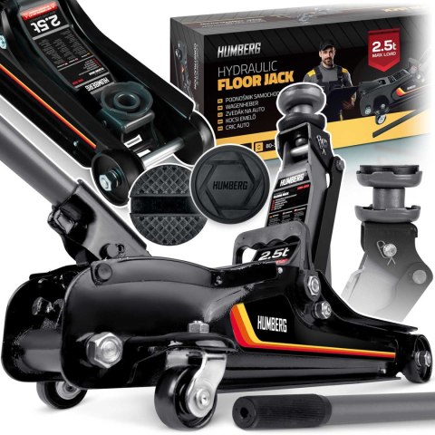Podnośnik Samochodowy 2,5T Niskoprofilowy Żaba 80-360mm Humberg