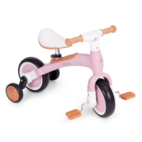 Rowerek Biegowy ECOTOYS 3W1 – Regulacja Siodełka i Odłączane Pedały