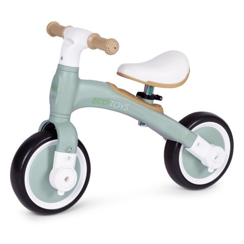 Rowerek Biegowy ECOTOYS 3W1 – Regulacja Siodełka i Odłączane Pedały