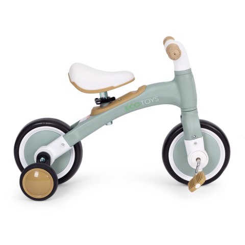 Rowerek Biegowy ECOTOYS 3W1 – Regulacja Siodełka i Odłączane Pedały