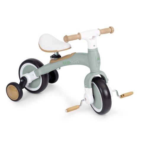 Rowerek Biegowy ECOTOYS 3W1 – Regulacja Siodełka i Odłączane Pedały
