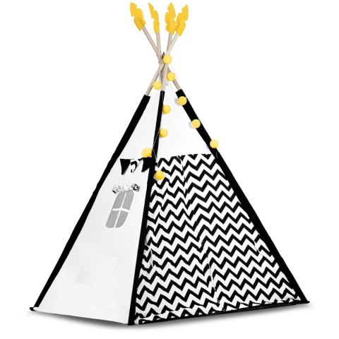 Tipi Namiot dla Dzieci z girlandą i światełkami Nukido - 160 cm Tipi Namiot dla Dzieci z girlandą i światełkami Nukido - 160 cm