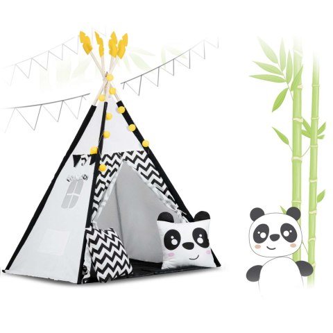 Tipi Namiot dla Dzieci z girlandą i światełkami Nukido - 160 cm Tipi Namiot dla Dzieci z girlandą i światełkami Nukido - 160 cm