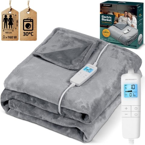 Koc Elektryczny z Berdsen BD-960 + Timer 180 x 160 cm – Miękki, Duży Koc Elektryczny z Berdsen BD-960 + Timer 180 x 160 cm – Miękki, Duży