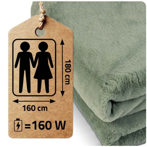 Koc Elektryczny Berdsen BD-962 + Timer 180 x 160 cm – Miękki, Gruby Koc Elektryczny Berdsen BD-962 + Timer 180 x 160 cm – Miękki, Gruby