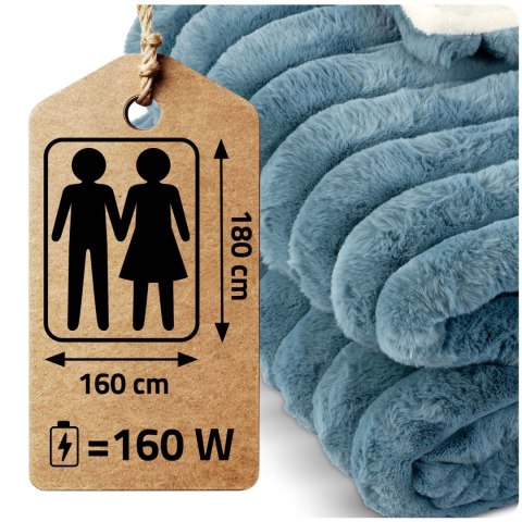 Koc Elektryczny Berdsen BD-963 + Timer 180 x 160 cm Gruby , Duży Koc Elektryczny Berdsen BD-963 + Timer 180 x 160 cm Gruby , Duży