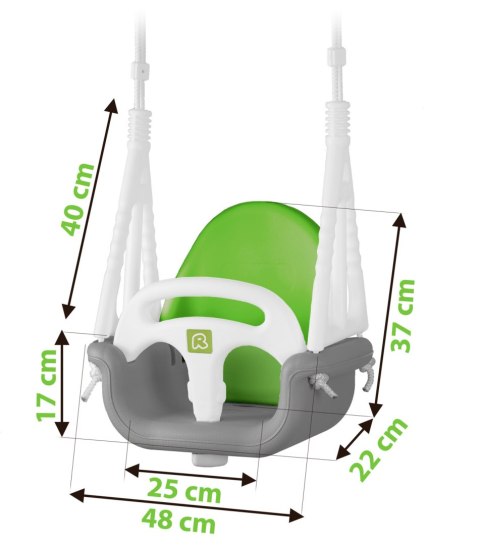 Huśtawka Kubełkowa Modułowa 3w1 RicoKids - Domowa i Ogrodowa Huśtawka Kubełkowa Modułowa 3w1 RicoKids - Domowa i Ogrodowa