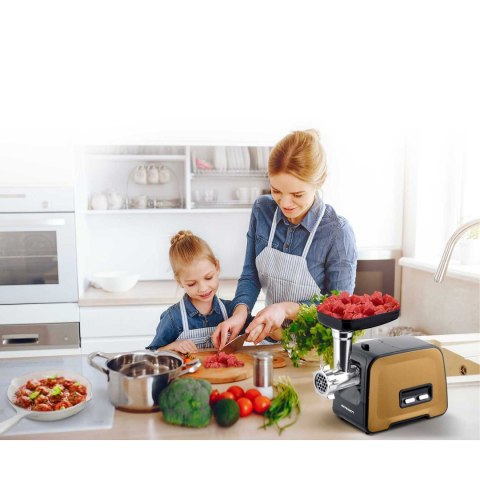 Maszynka do mielenia mięsa i szatkowania warzyw, nadziewarka Berdsen BM-601B – 1200 W mocy Maszynka do mielenia mięsa i szatkowania warzyw, nadziewarka Berdsen BM-601B – 1200 W mocy