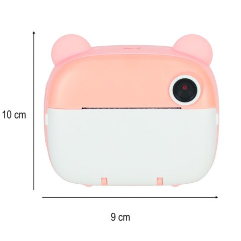 Aparat Natychmiastowy Drukarka dla Dzieci Różowy Miś + Karta 32GB Aparat Natychmiastowy Drukarka dla Dzieci Różowy Miś + Karta 32GB