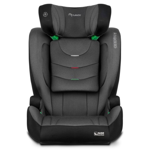Fotelik samochodowy Nukido Louis ISOFIX i-Size (15-36 kg)- czarno szary