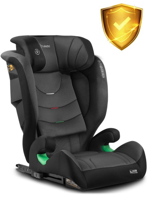 Fotelik samochodowy Nukido Louis ISOFIX i-Size (15-36 kg)- czarno szary