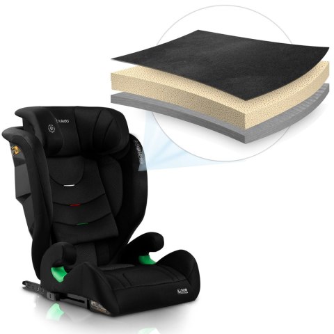 Fotelik samochodowy Nukido Louis ISOFIX i-Size (15-36 kg) - czarny