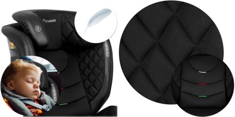 Fotelik samochodowy Nukido Louis ISOFIX i-Size (15-36 kg) - czarny