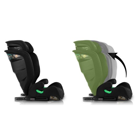 Fotelik samochodowy Nukido Louis ISOFIX i-Size (15-36 kg) - czarny