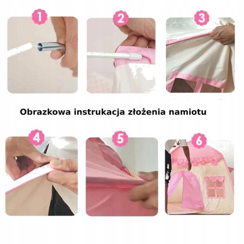 Namiot Ogrodowy Domek Z Podłogą – Dla Dziewczynki Księżniczki