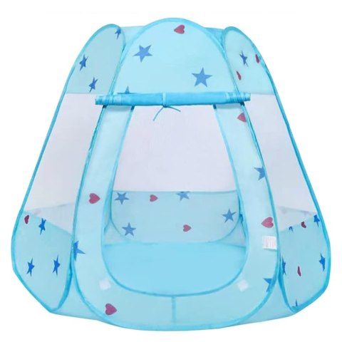 Samorozkładający Namiot Domek Z Podłogą Dla Dziewczynki – Motyw Gwiazdek