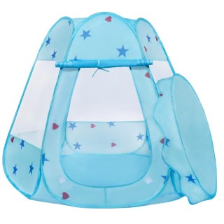 Samorozkładający Namiot Domek Z Podłogą Dla Dziewczynki – Motyw Gwiazdek