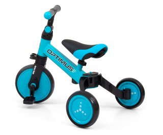 Milly Mally Optimus Rowerek Dla Dzieci 3w1 Trójkołowy Biegowy Blue