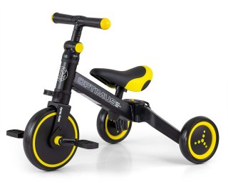 Milly Mally Optimus Rowerek Dla Dzieci 3w1 Trójkołowy Biegowy Black