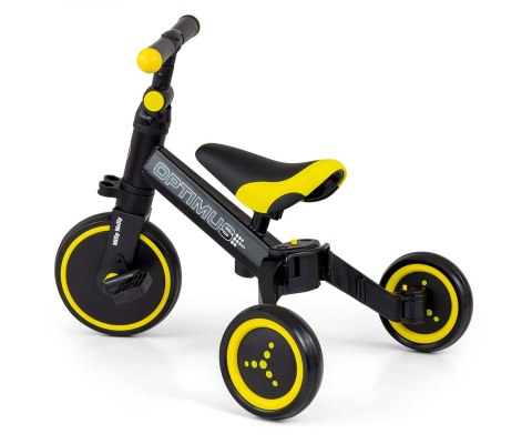 Milly Mally Optimus Rowerek Dla Dzieci 3w1 Trójkołowy Biegowy Black Milly Mally Optimus Rowerek Dla Dzieci 3w1 Trójkołowy Biegowy Black