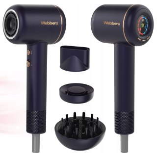 Suszarka Do Włosów 3w1 Webber – Jonizacja, Ultra-Silence, LED, Końcówki