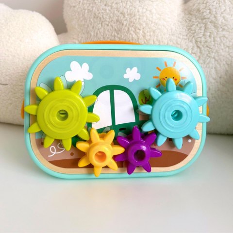 Drewniany Motoryczny Box WOOPIE GREEN Montessori – Zabawka Edukacyjna 12w1 Drewniany Motoryczny Box WOOPIE GREEN Montessori – Zabawka Edukacyjna 12w1