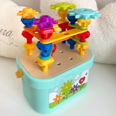 Drewniany Motoryczny Box WOOPIE GREEN Montessori – Zabawka Edukacyjna 12w1 Drewniany Motoryczny Box WOOPIE GREEN Montessori – Zabawka Edukacyjna 12w1
