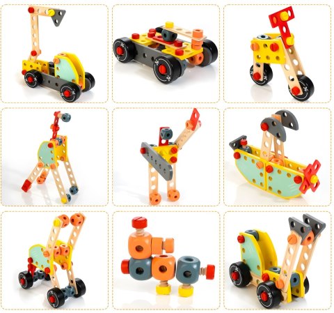 Drewniany Warsztat dla Dzieci - Stół Narzędziowy ECOTOYS Drewniany Warsztat dla Dzieci - Stół Narzędziowy ECOTOYS