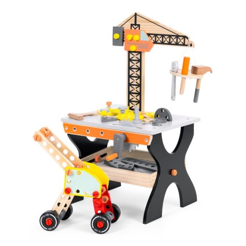 Drewniany Warsztat dla Dzieci - Stół Narzędziowy ECOTOYS Drewniany Warsztat dla Dzieci - Stół Narzędziowy ECOTOYS