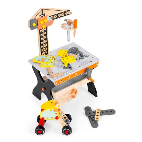 Drewniany Warsztat dla Dzieci - Stół Narzędziowy ECOTOYS Drewniany Warsztat dla Dzieci - Stół Narzędziowy ECOTOYS