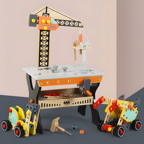 Drewniany Warsztat dla Dzieci - Stół Narzędziowy ECOTOYS Drewniany Warsztat dla Dzieci - Stół Narzędziowy ECOTOYS