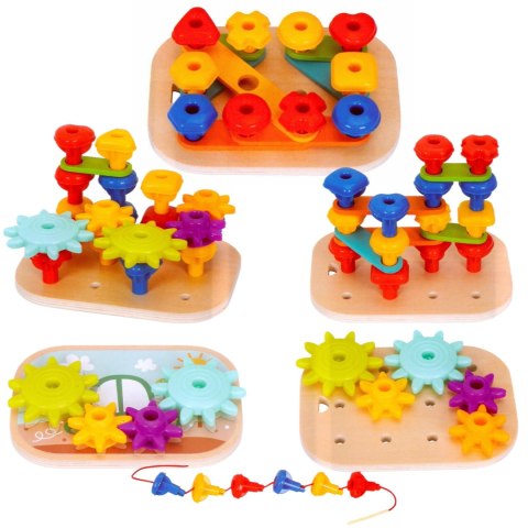 Drewniany Motoryczny Box WOOPIE GREEN Montessori – Zabawka Edukacyjna 12w1 Drewniany Motoryczny Box WOOPIE GREEN Montessori – Zabawka Edukacyjna 12w1