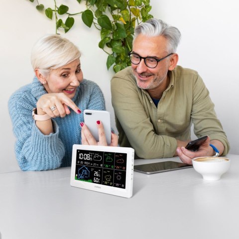 Stacja Pogodowa SMART LIFE – Pomiar Temperatury, Wilgotności, Barometr, UV Stacja Pogodowa SMART LIFE – Pomiar Temperatury, Wilgotności, Barometr, UV
