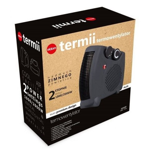 Termowentylator Eldom HL8S TERMII – 2000W Grzejnik Farelka Termowentylator Eldom HL8S TERMII – 2000W Grzejnik Farelka