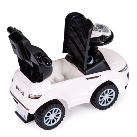 Jeździk Chodzik Pchacz 3w1 Autko Super Car Biały Jeździk Chodzik Pchacz 3w1 Autko Super Car Biały