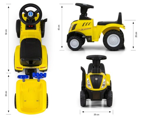 Jeździk Traktor New Holland T7 Tractor – Przyczepka, Dźwięki, Światła Jeździk Traktor New Holland T7 Tractor – Przyczepka, Dźwięki, Światła